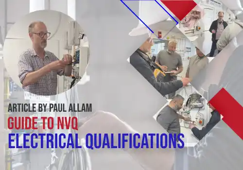 banner about article guide to electrical nvq by paul allam