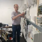 image of paul allam electrical trainer teaching inspection and testing course